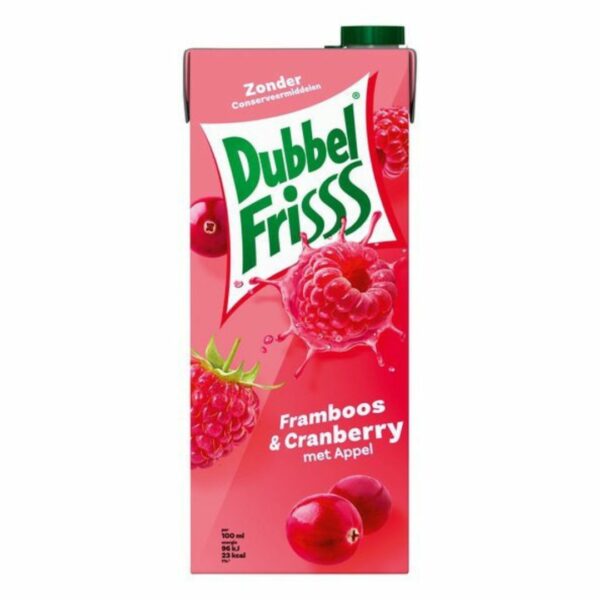 Dubbelfrisss: framboos & cranberry