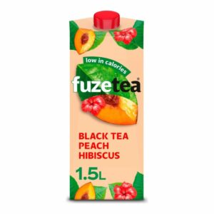 Fuze Tea black tea peach hibiscus