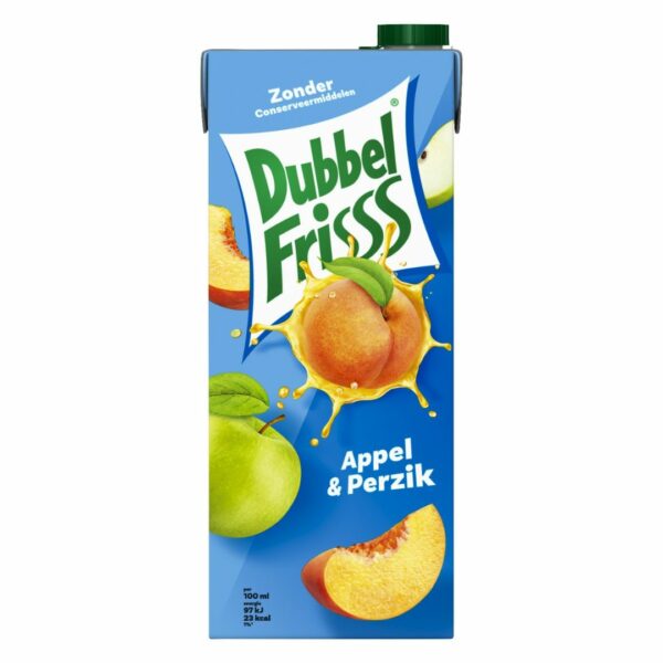 Dubbelfrisss appel & perzik