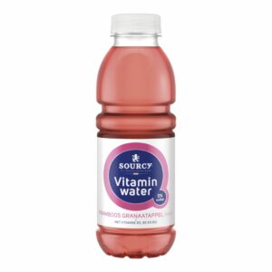 Sourcy vitamin water framboos granaatappel - 50CL